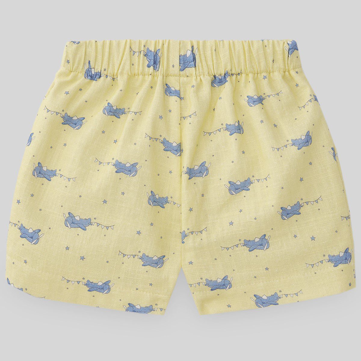 Alecrin Woven Shirt & Avionetas Short | White/Yellow