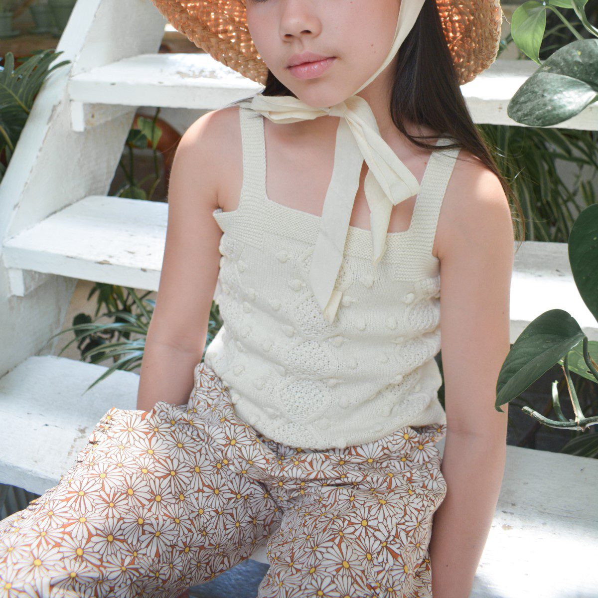 Pompom Top & Linda Daisies Trousers