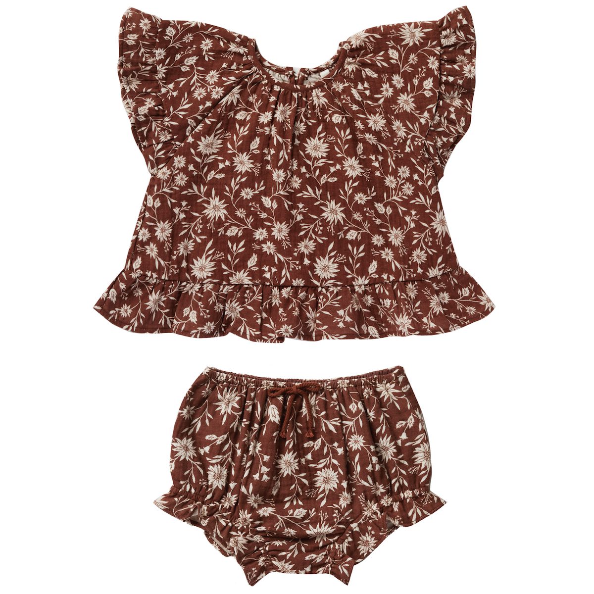 Flutter Bloomer & Butterfly Top | Wild Floral