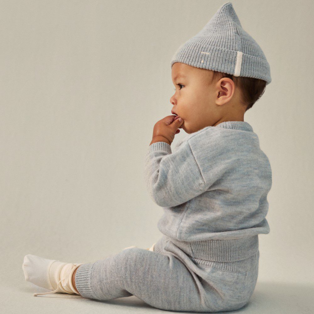 Baby Knitted Beanie | Cream