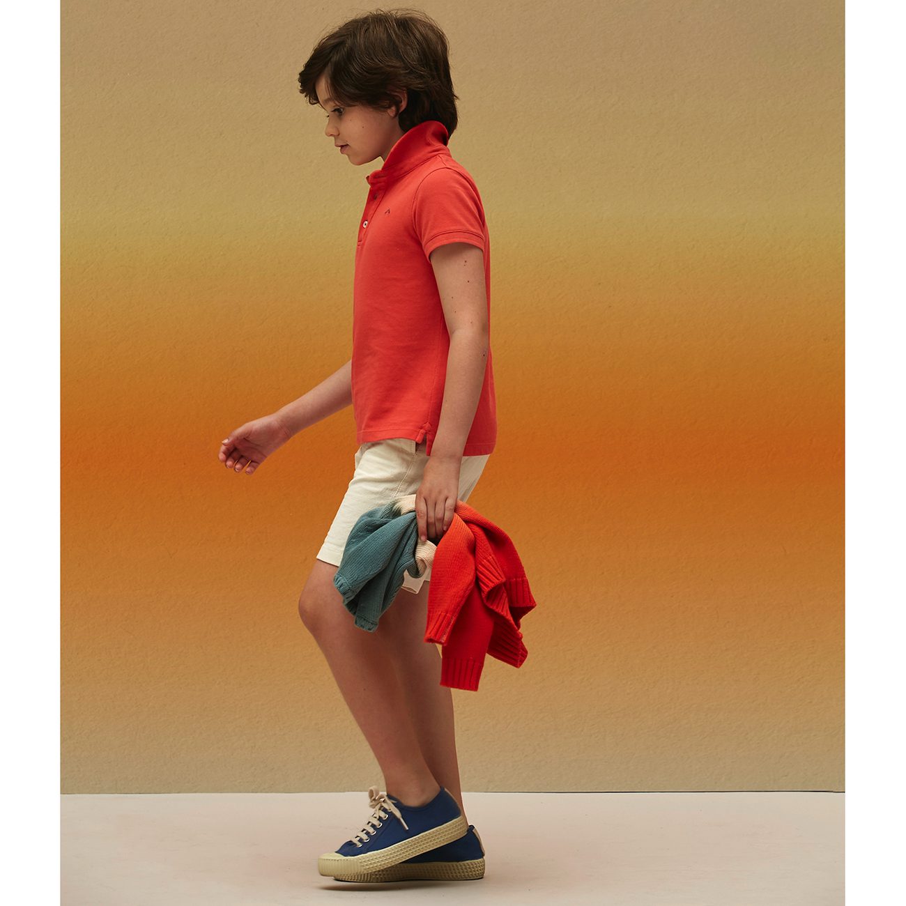 Polo & White Shorts Set