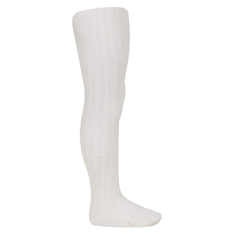 1216/1 Merino Wool Blend Rib Tights | Beige (913)