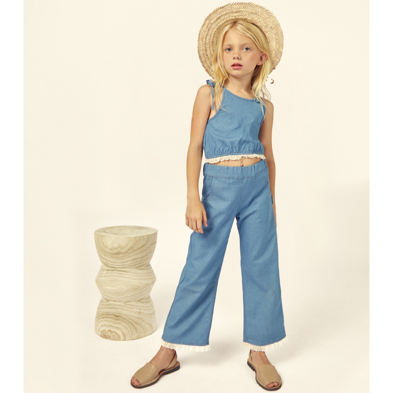 Aroa Denim Top & Pants