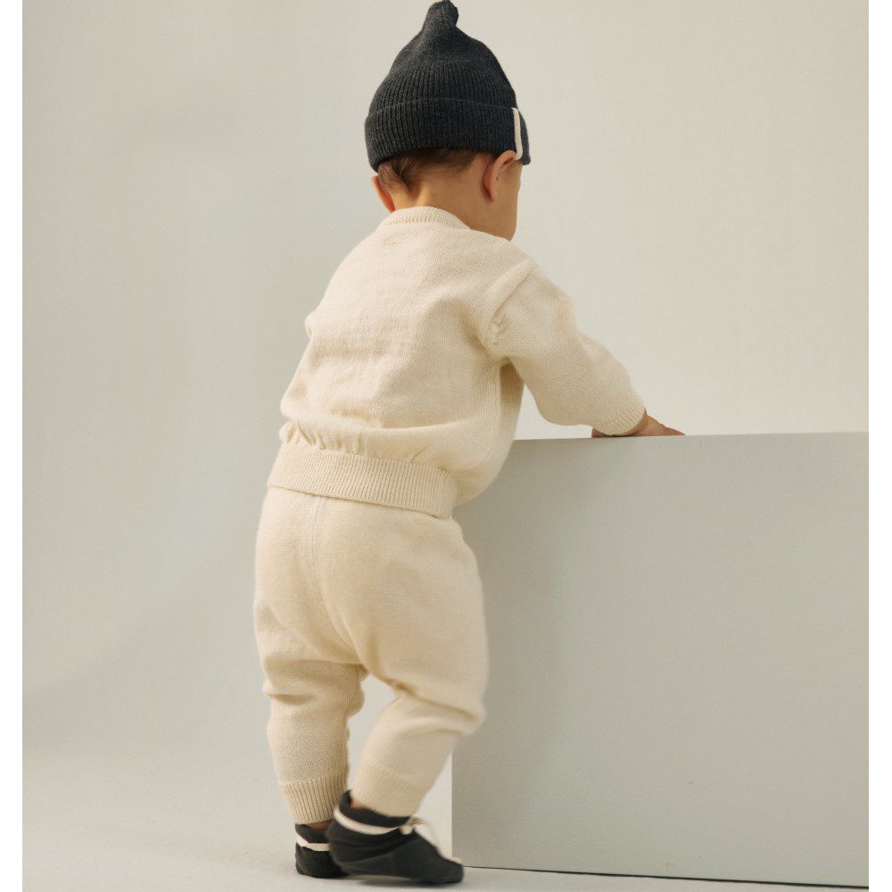 Baby Knitted Beanie | Cream