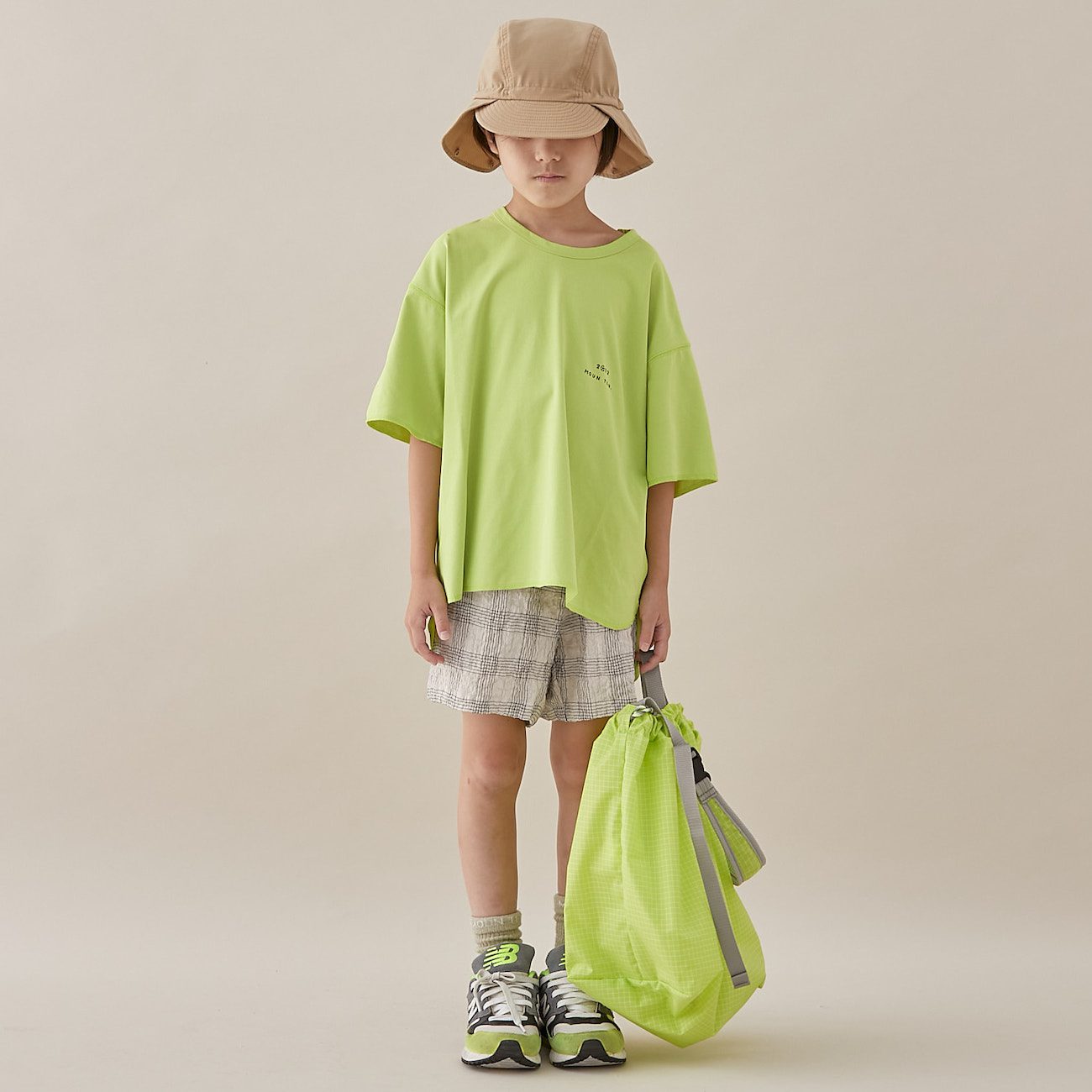 2022 T & Linen Check Shorts