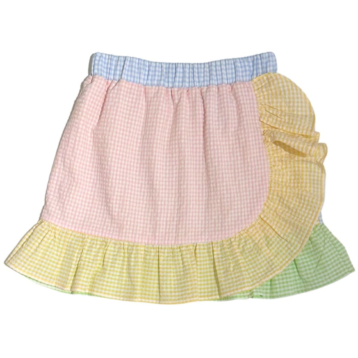 Patchwork Vichy Shirt & Skirt