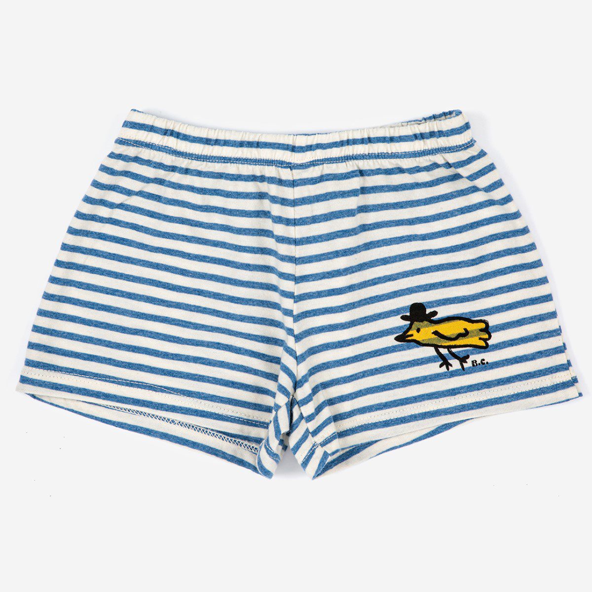 Mr Birdie T-Shirt & Blue Stripe Shorts
