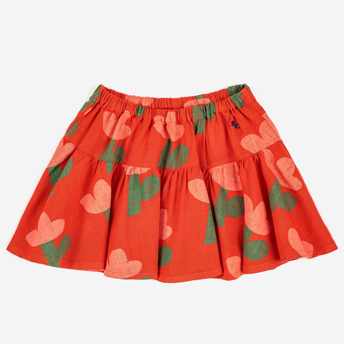 Sea Flower All Over Woven Short Sleeve Top & Skirt