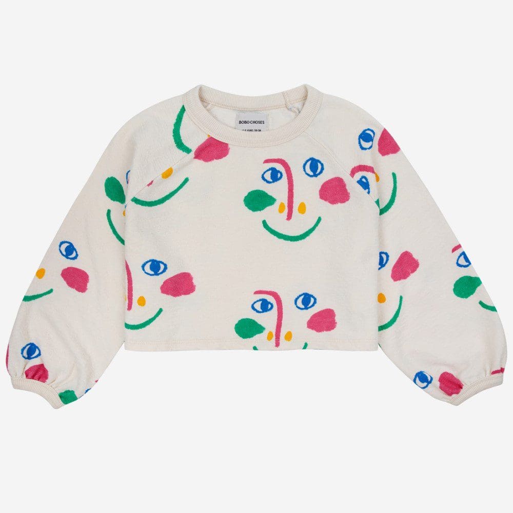 Smiling Mask All Over Sweatshirt