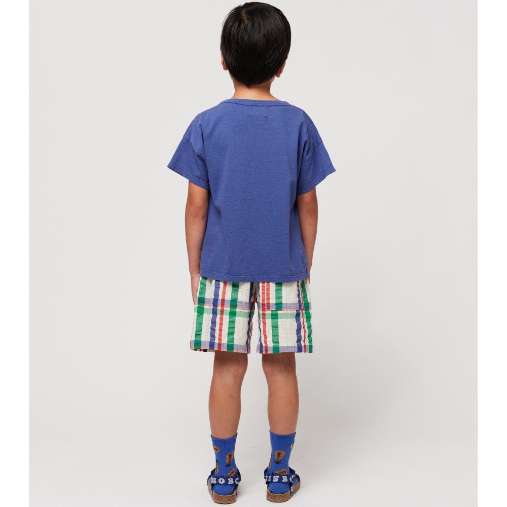 Madras Checks woven bermuda shorts