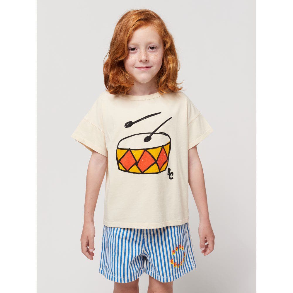 Bobo Choses Circle Stripes Woven Shorts
