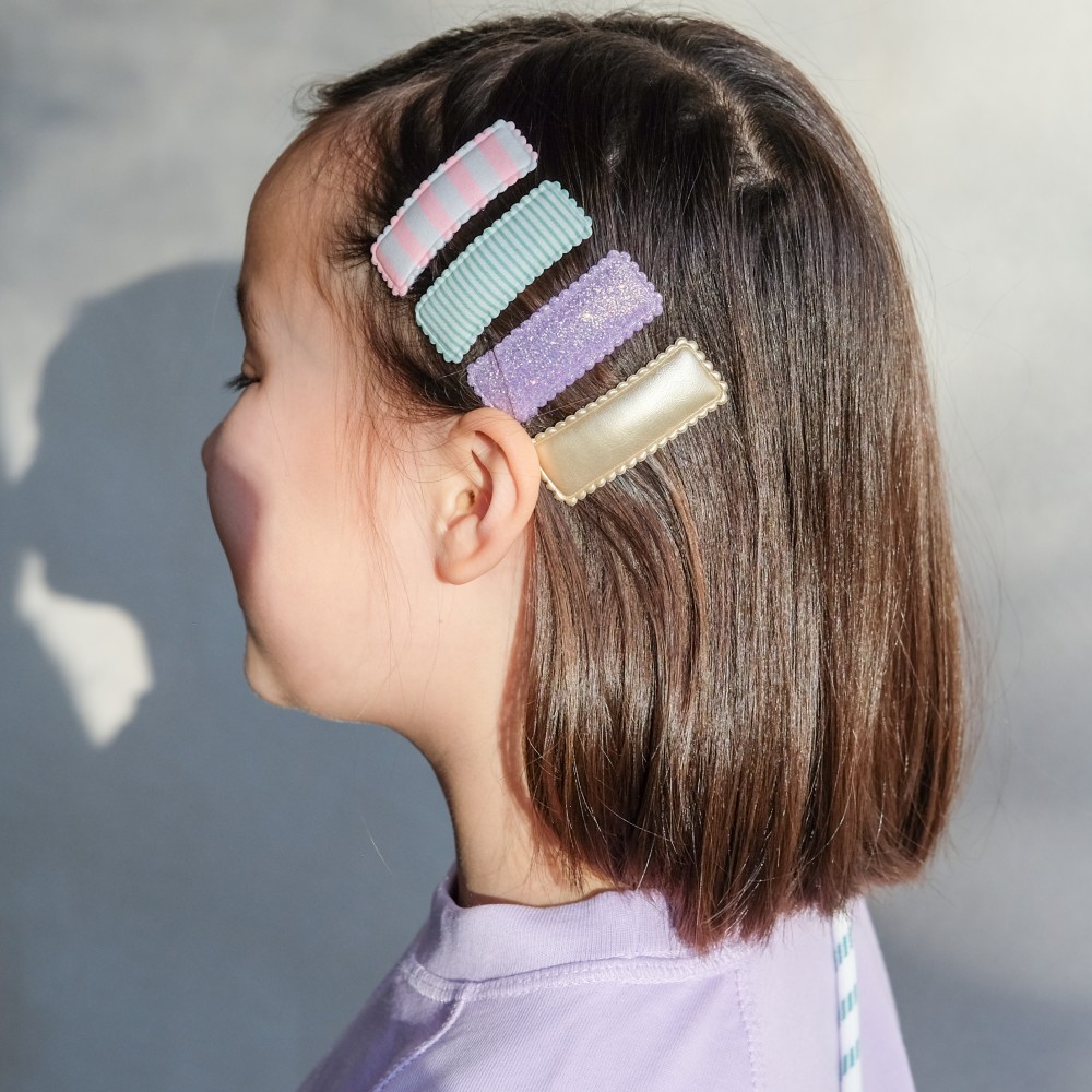 Stripy Tectangular Clic Clacs