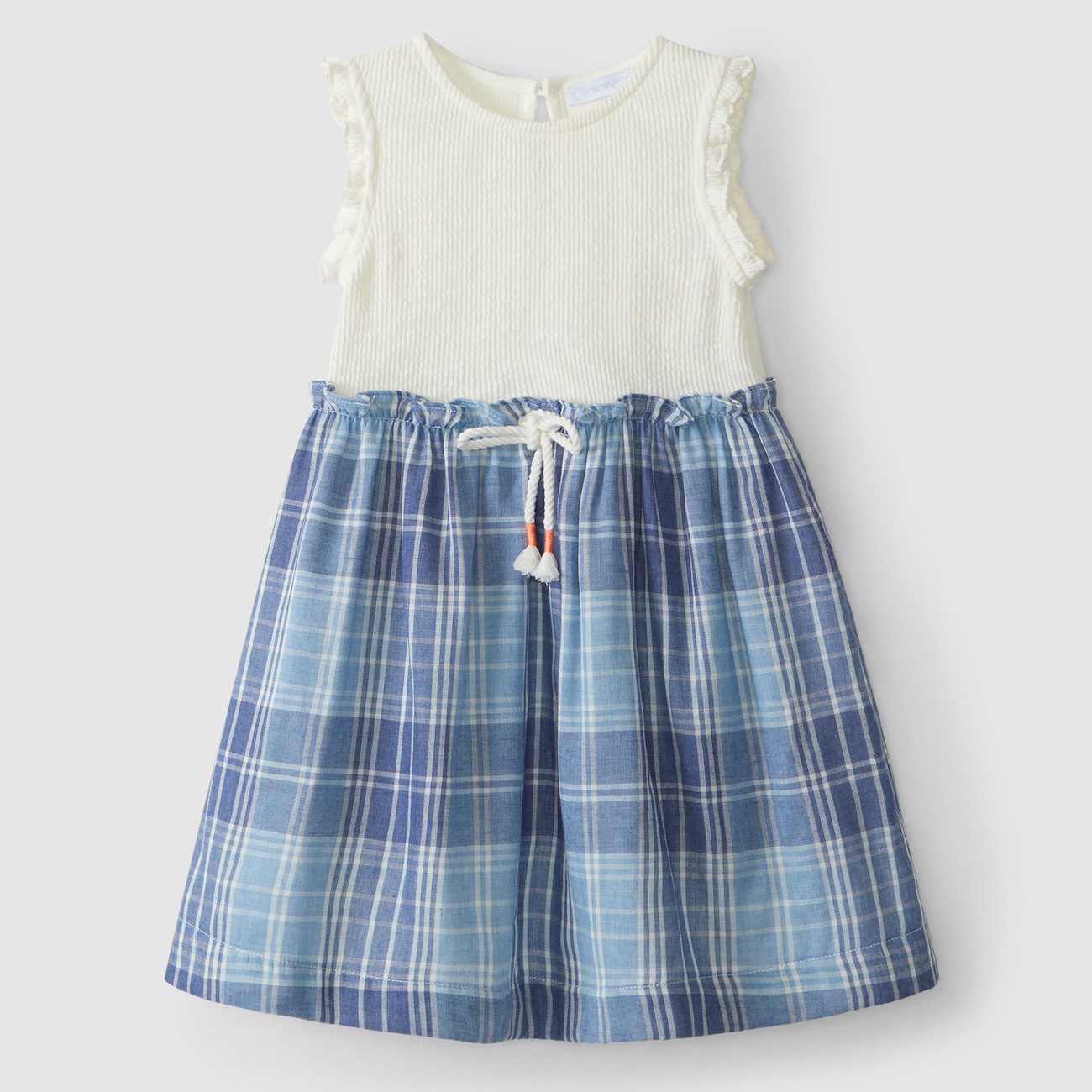 Indigo Ribbed Knit Dress