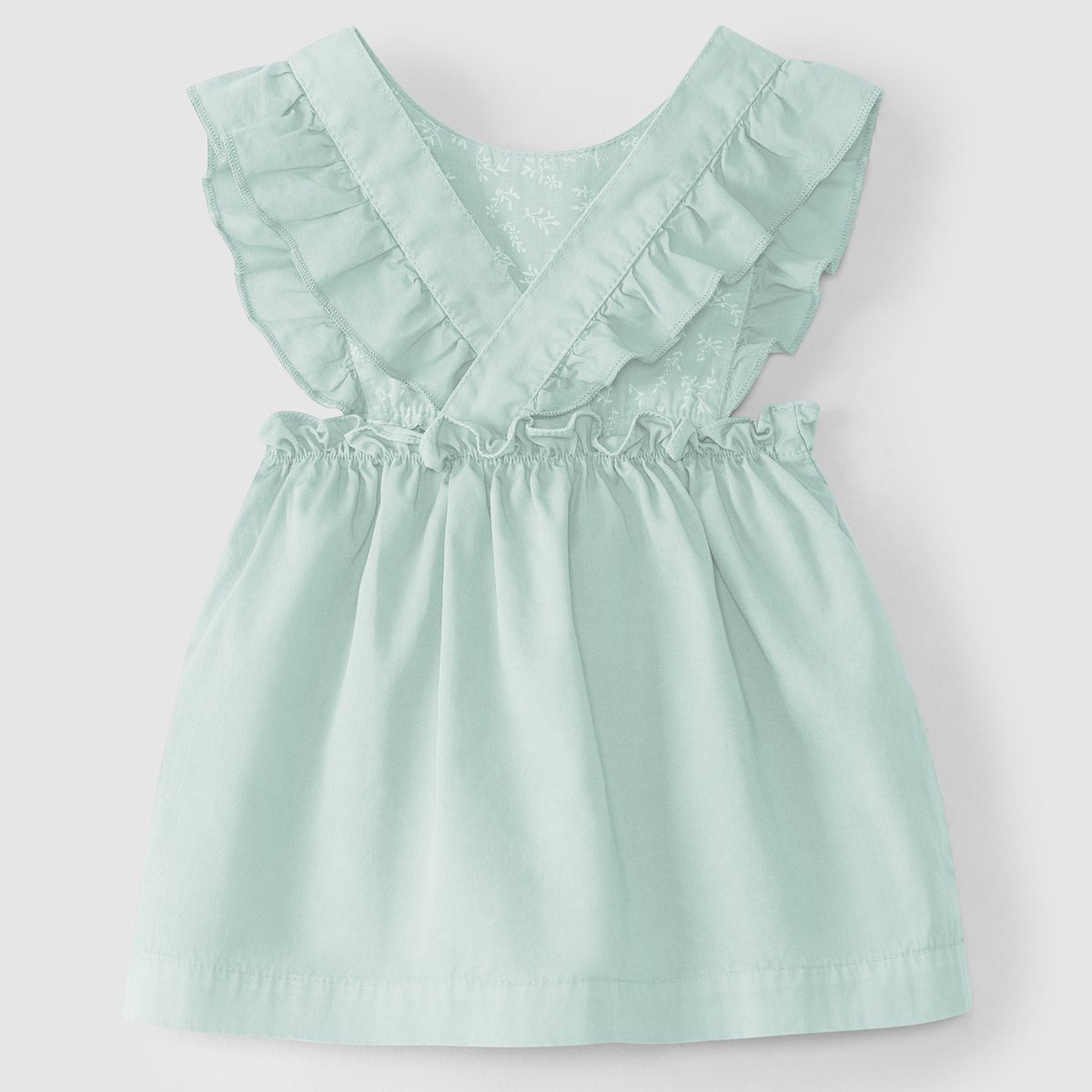 Ruffle High-waisted Underbust skirt W/ Suspenders