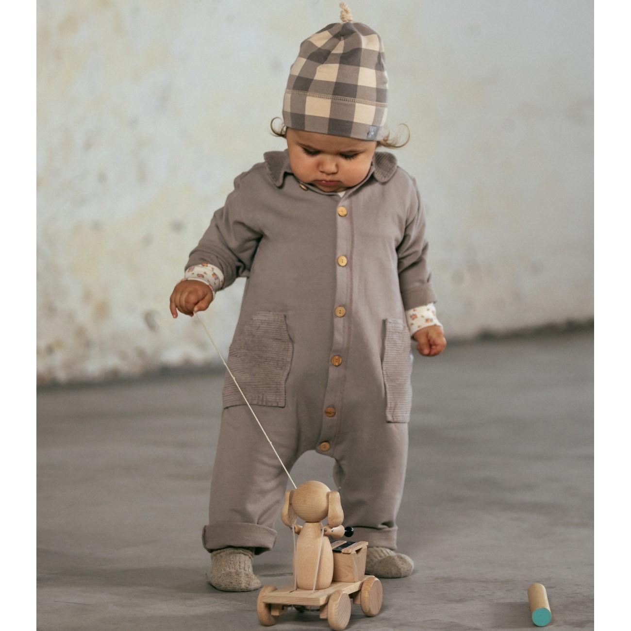 Romper In Ribbed Velvet | Mauve