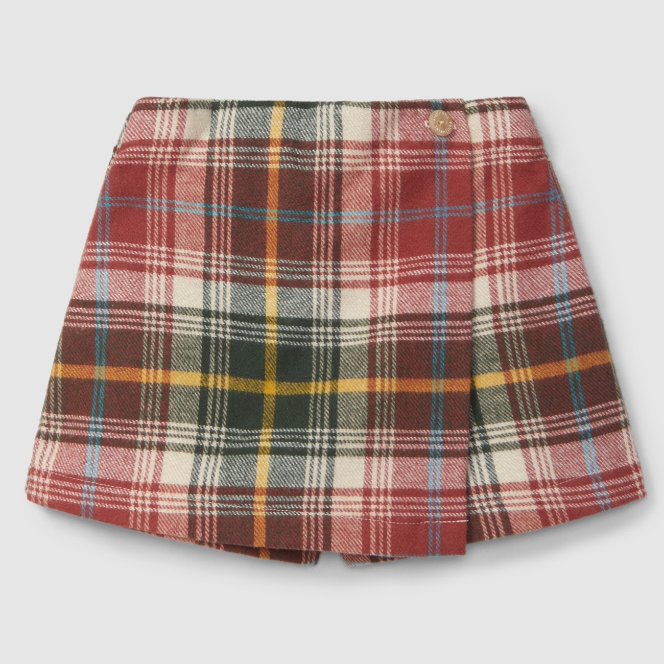 Flannel Check Skort