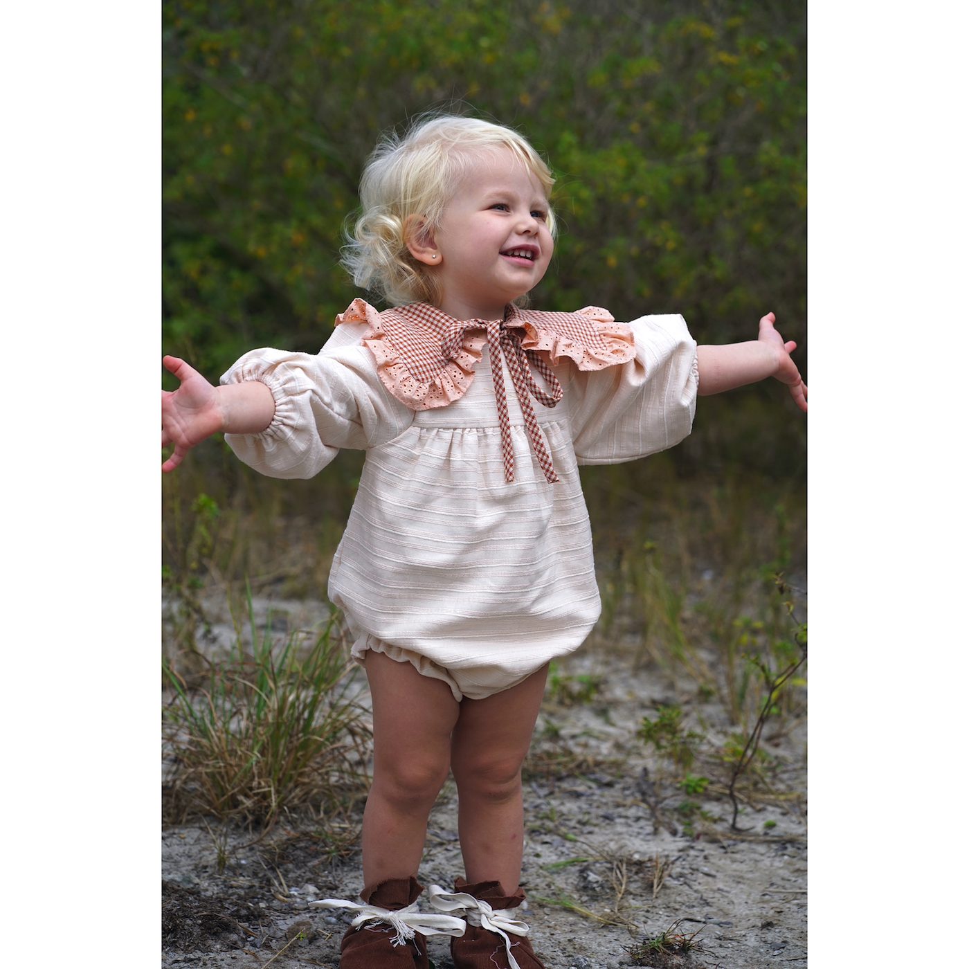 Casandra Baby Romper | Lido Nude