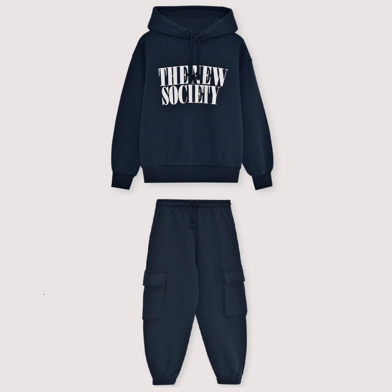 Mica Sweatshirt & TNS Logo Cargo Jogging Infinite Navy