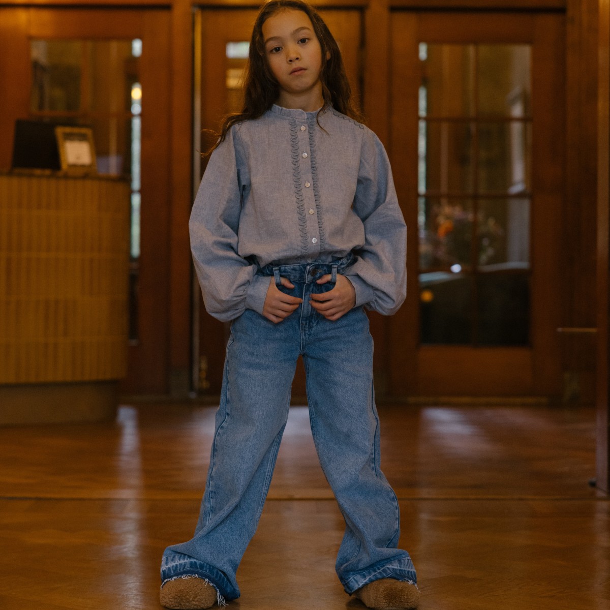 Isae Flaired Jeans Light Blue