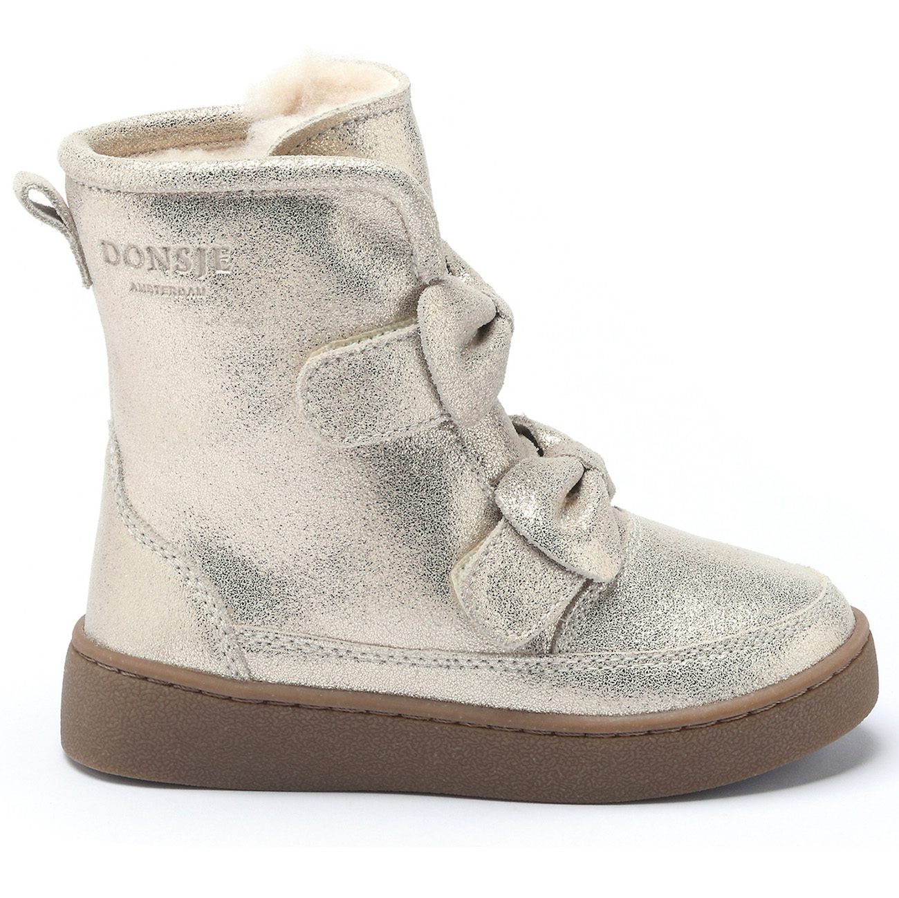 Isa Exclusive Lining | Silver Metallic Leather