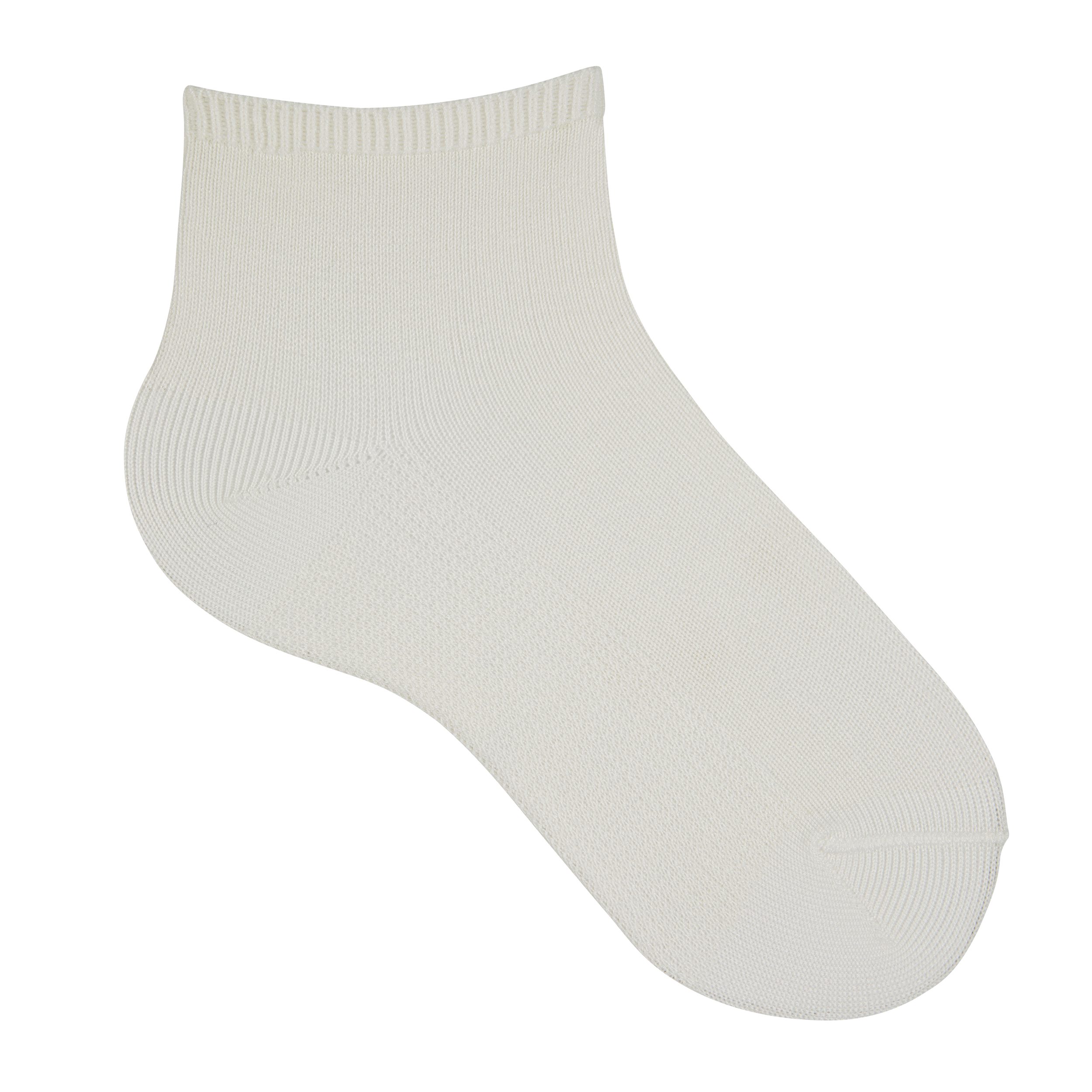 Elastic Ankle Socks | Cream (202)