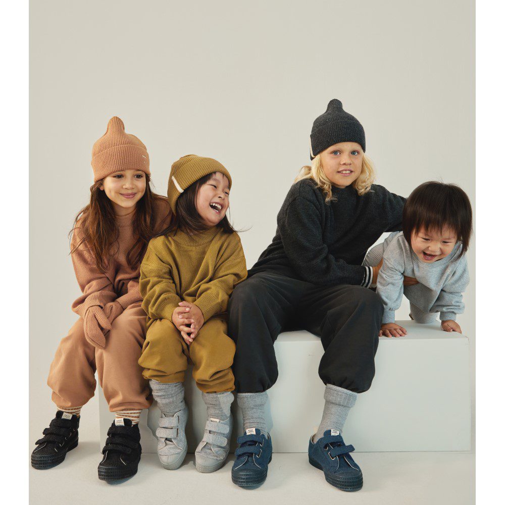 Knitted Mittens | Biscuit