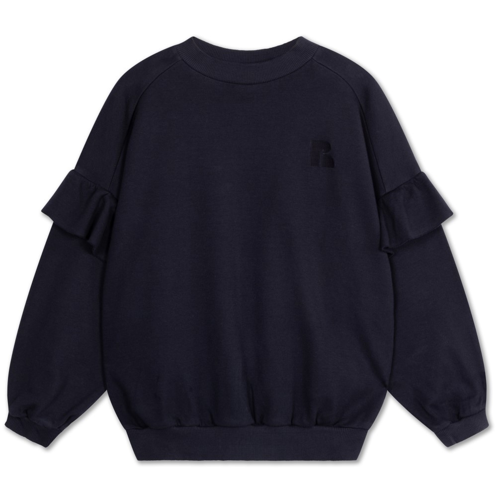 Ruffle Sweater Short | Deep Dark Blue