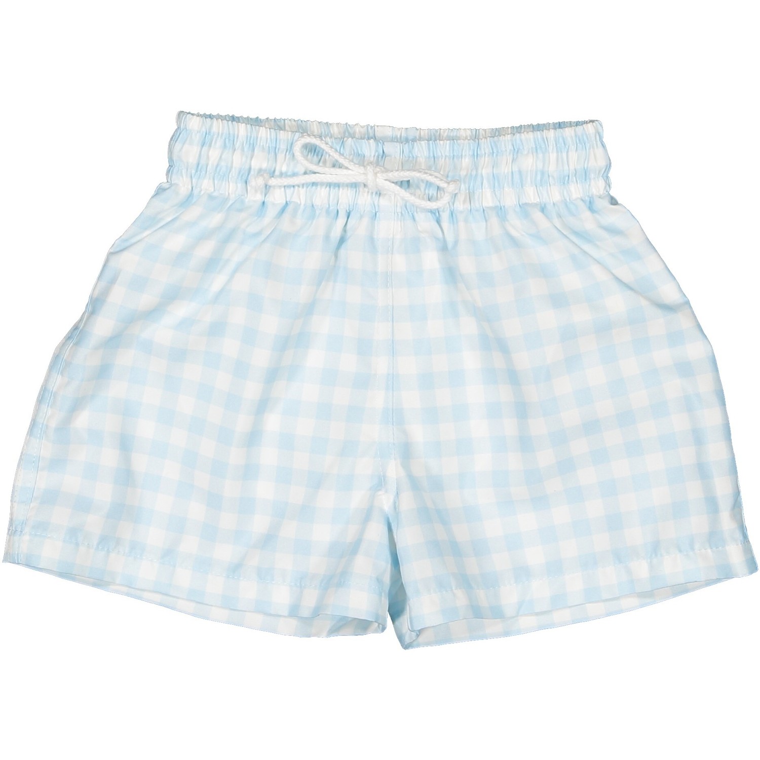 Gingham Blue Trunks