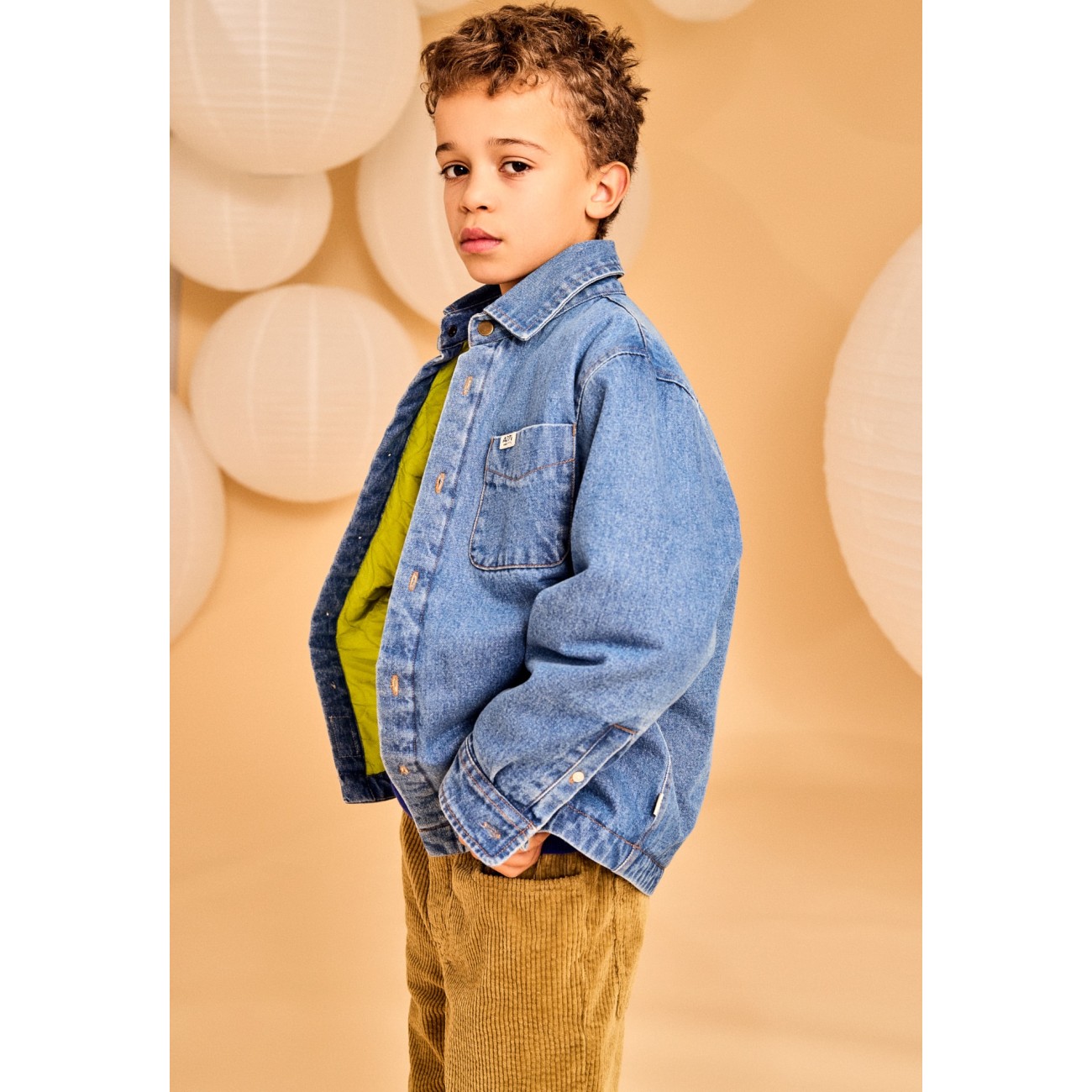 Lou Quilted Denim Over Shirt