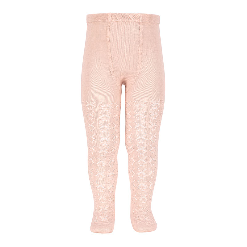 2529/1 Perle Cotton Openwork Tights | Nude 674