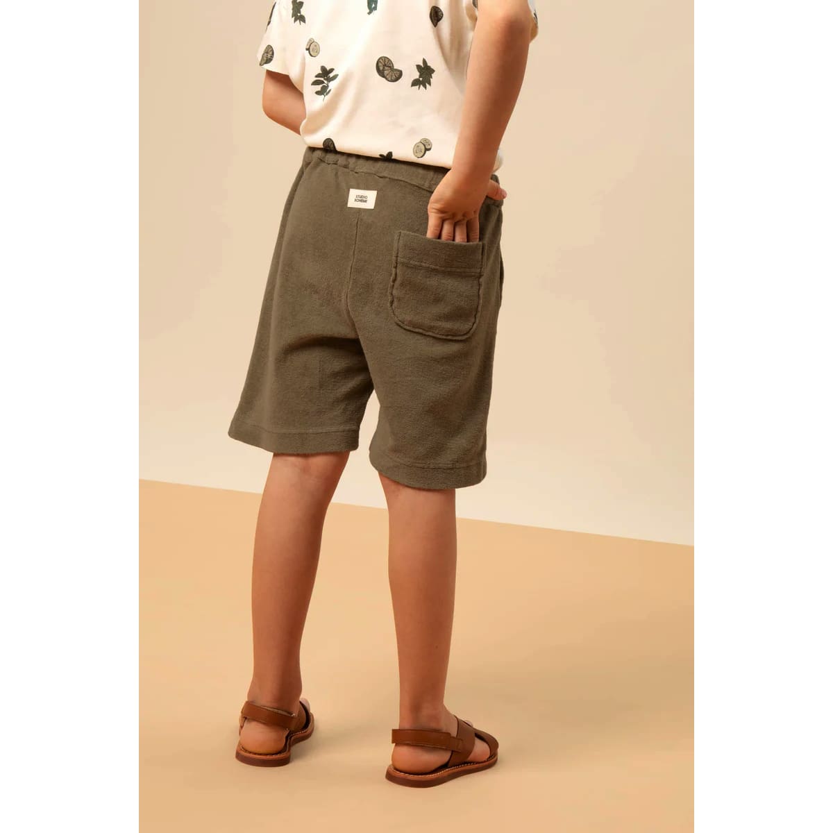 Tshirt Orso & Bermuda Basile | Fresh/Sauge