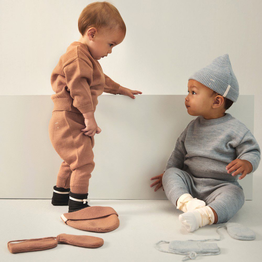 Baby Knitted Beanie | Cream