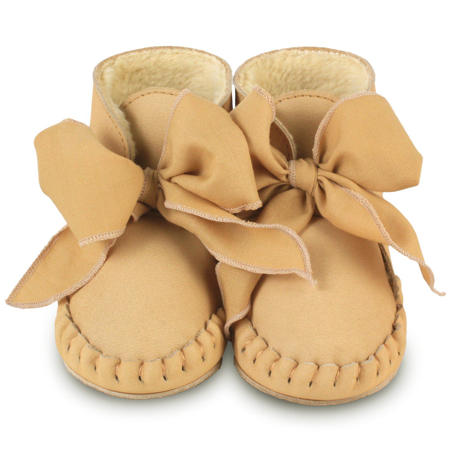 Pina Organza | Kaki Nubuck + Fudge Cotton Laces