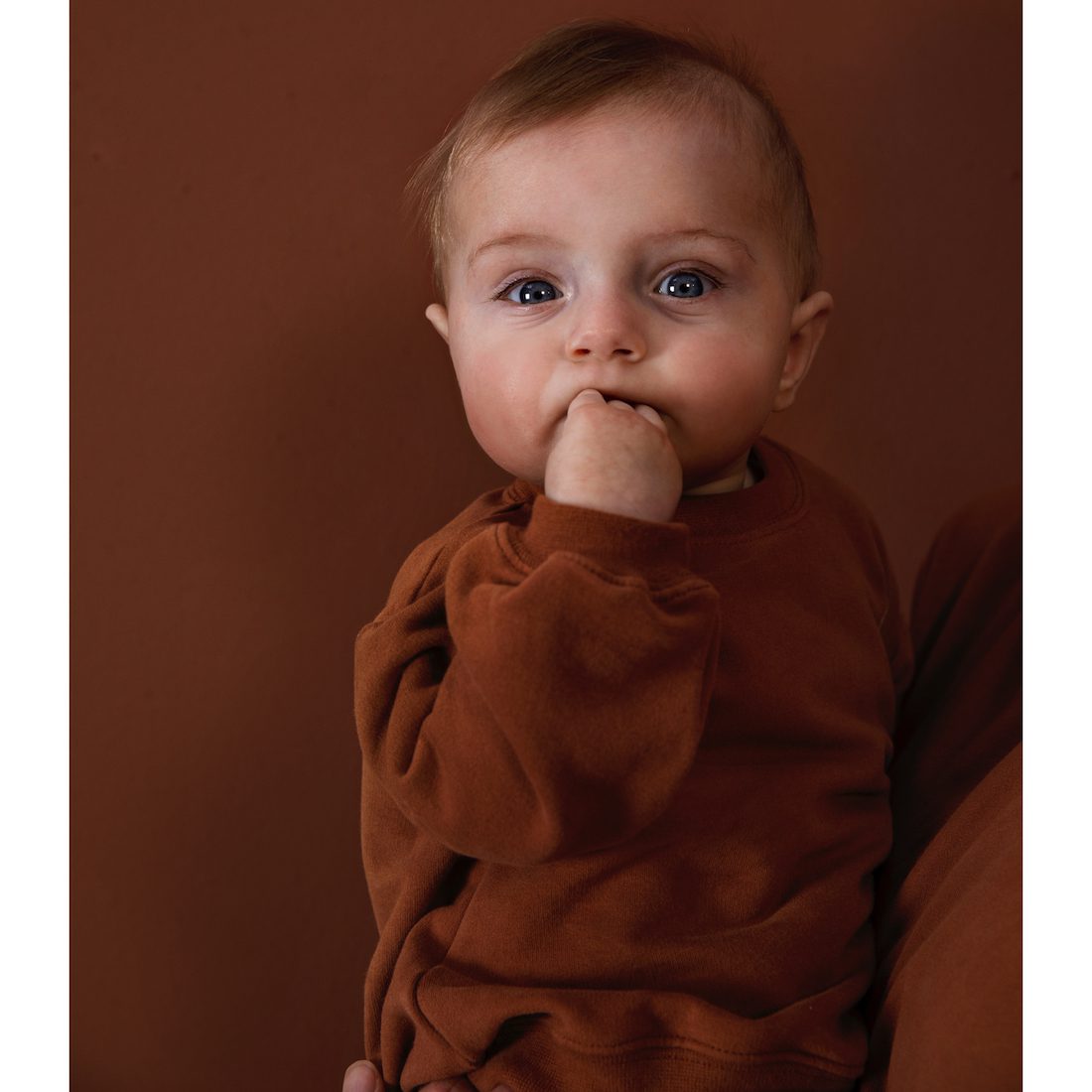 Baby dropped Shoulder Sweater & Track Pants | Autumn