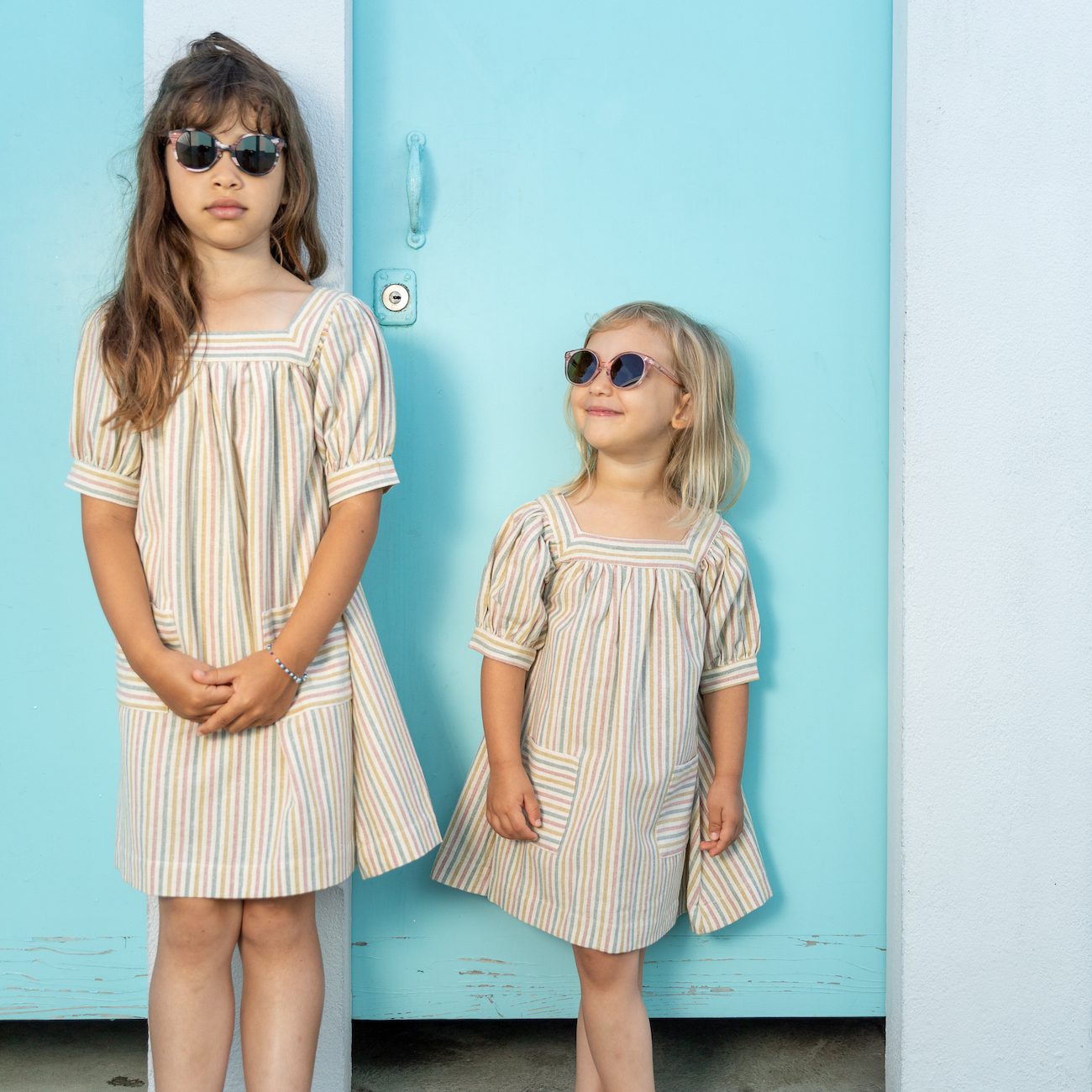 Nora Dress | Multicolored Stripes