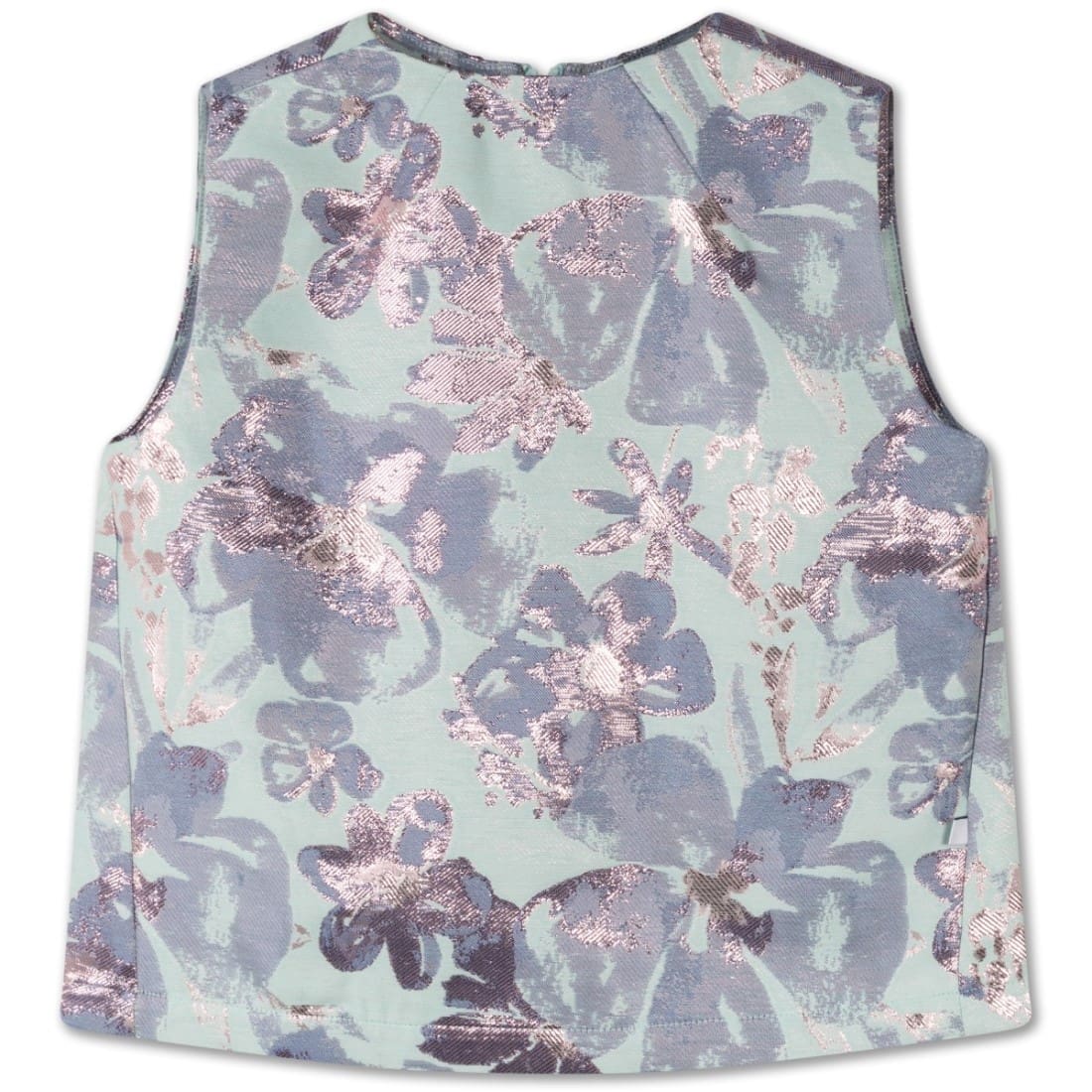 Euphoria Top | Sparkle Aqua Flower
