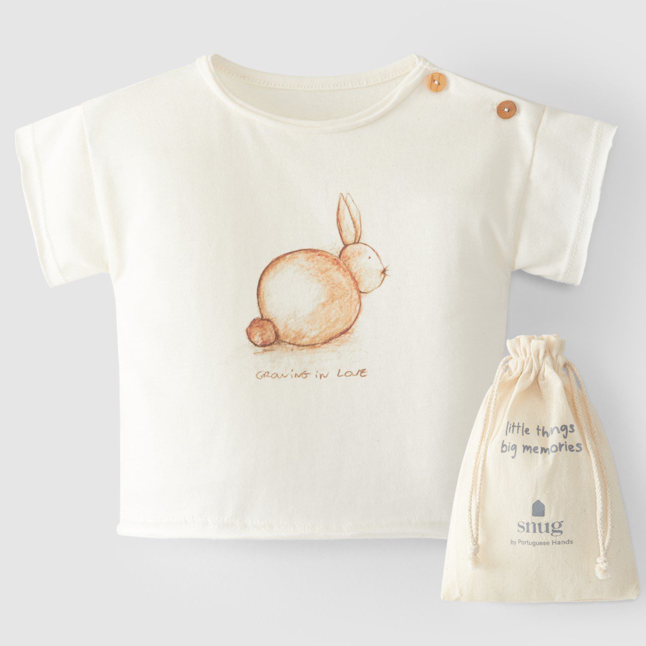 Bunny T-Shirt W/ Gift Bag | Terracotta