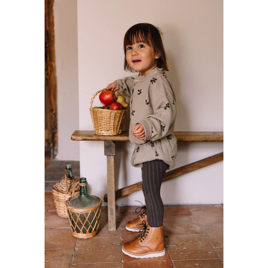 Olympe Blouse & Ami Bloomers | Greige Plums