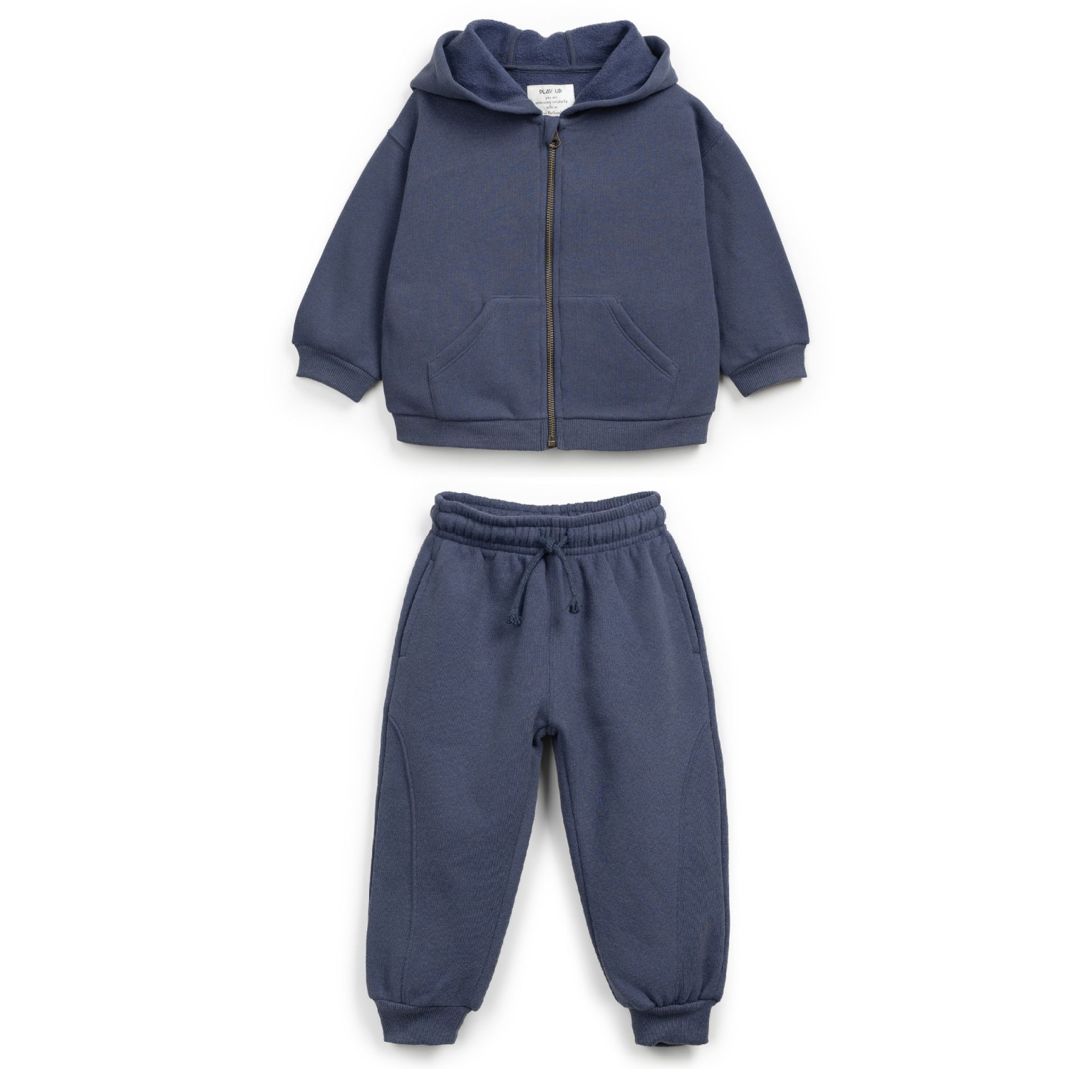 Zip Sweatshirt & Jersey Trousers Dark Blue