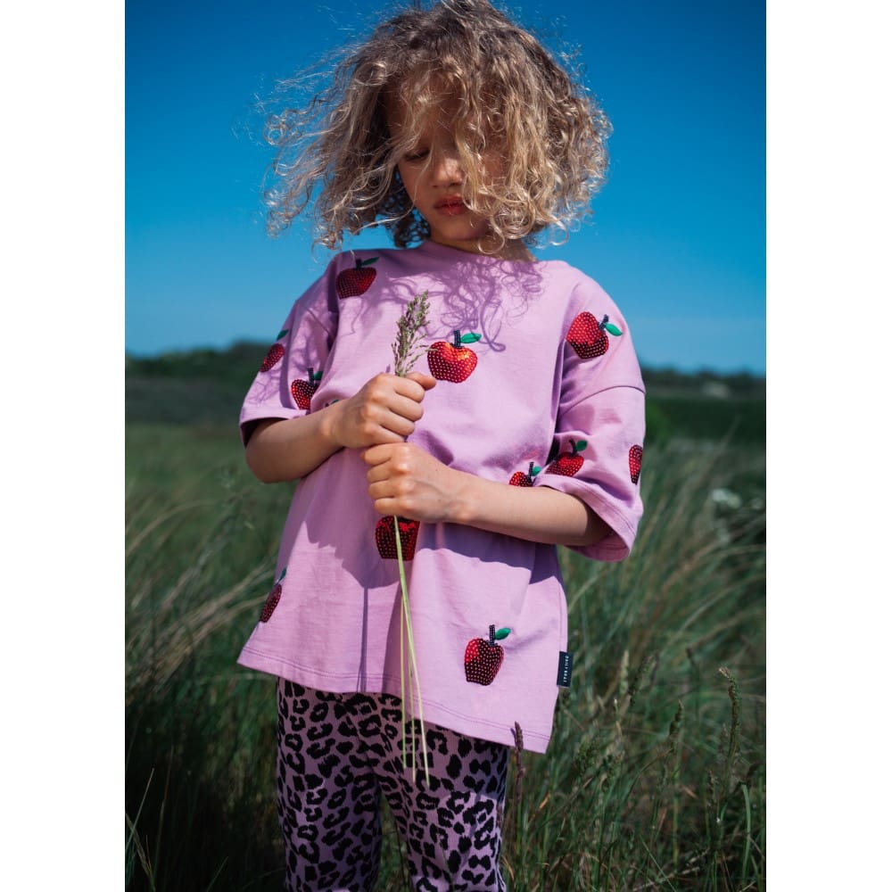 Apple Tshirt Lilavender