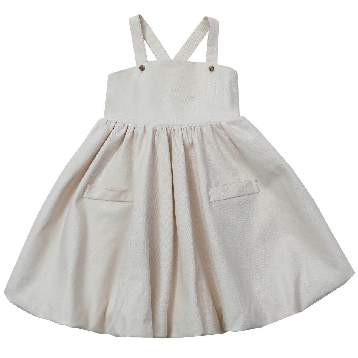 Light Brown Addie Top & Soft Powder Valeia Dress