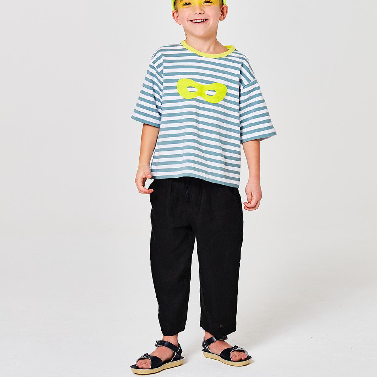 Jersey Superhero Striped T-Shirt