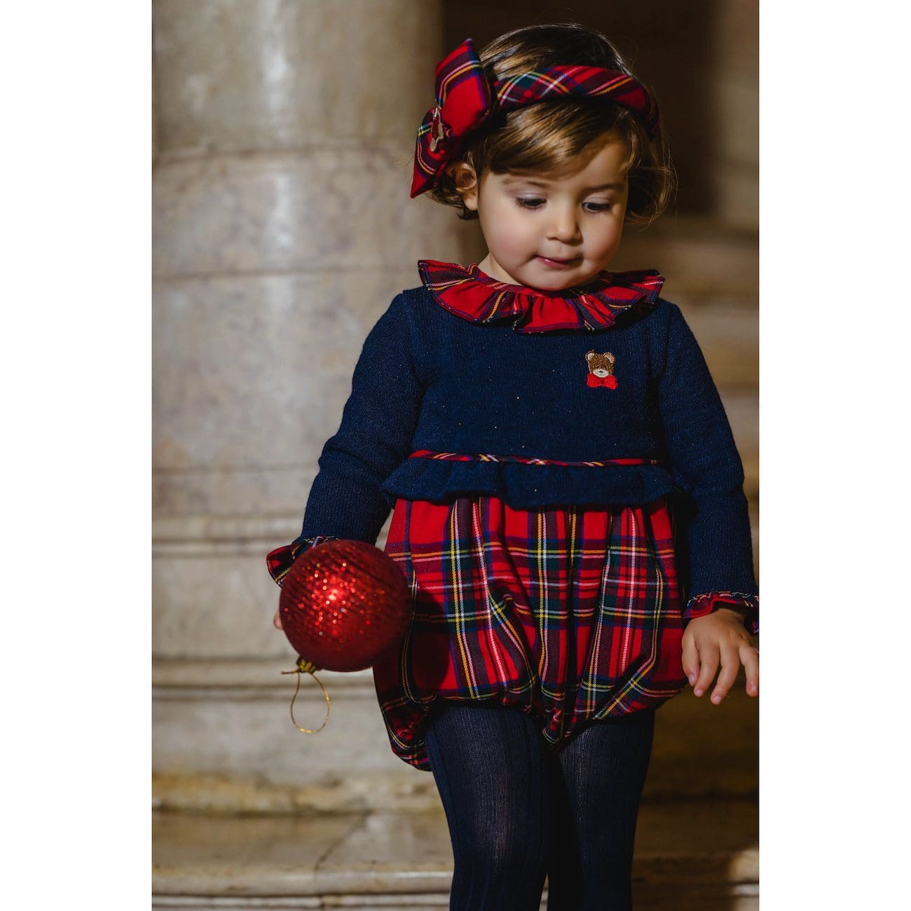 A Bear Story Knit Romper