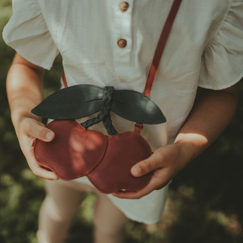 Nanoe Fruit Purse | Cherry | Scarlet Classic Leather