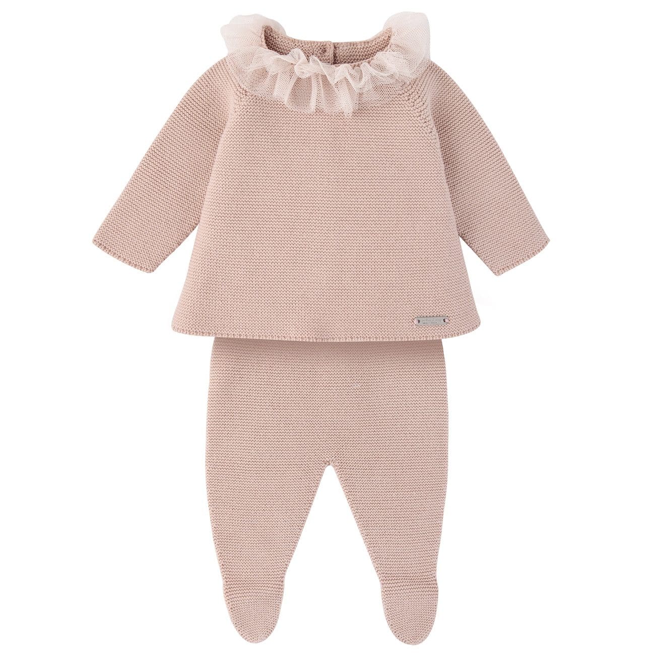 Tulle Garter Stitch Set | Rose OR Nougat