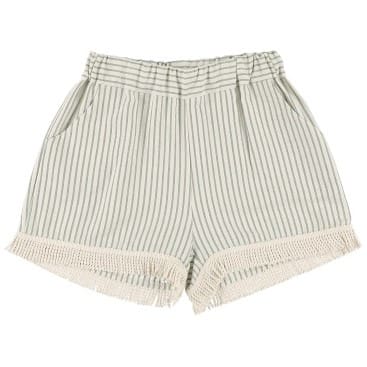 Short Umbrella | Medium Green Stripe