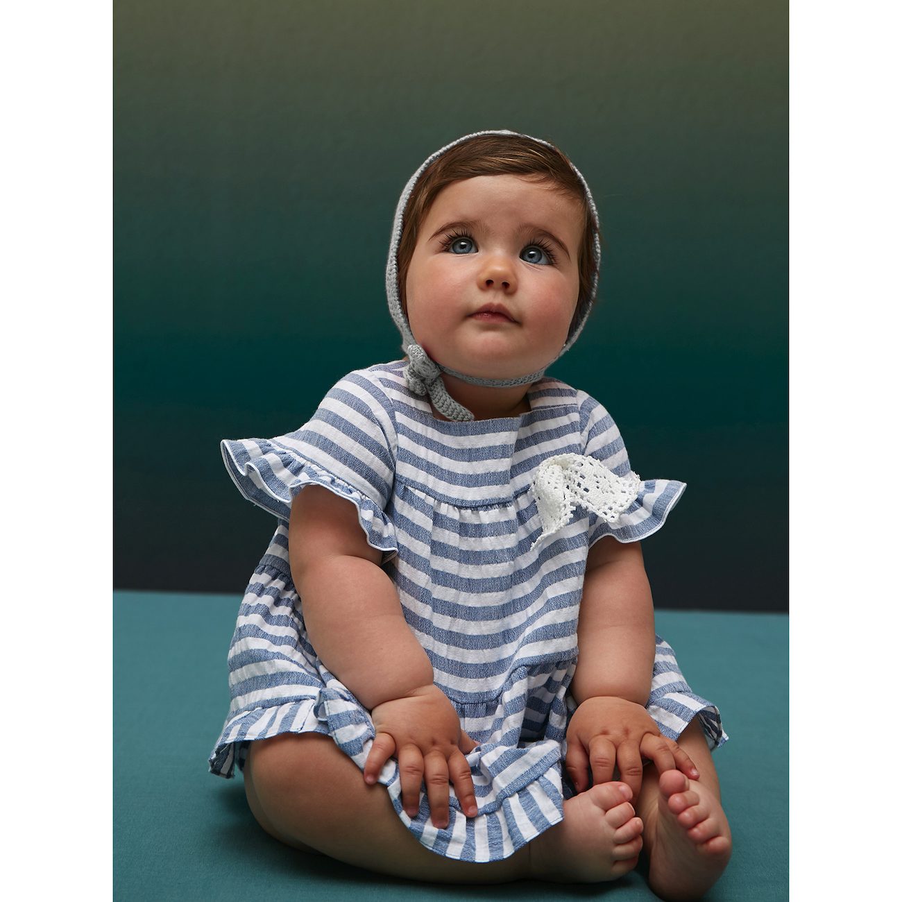 Baby Stripe Print Dress