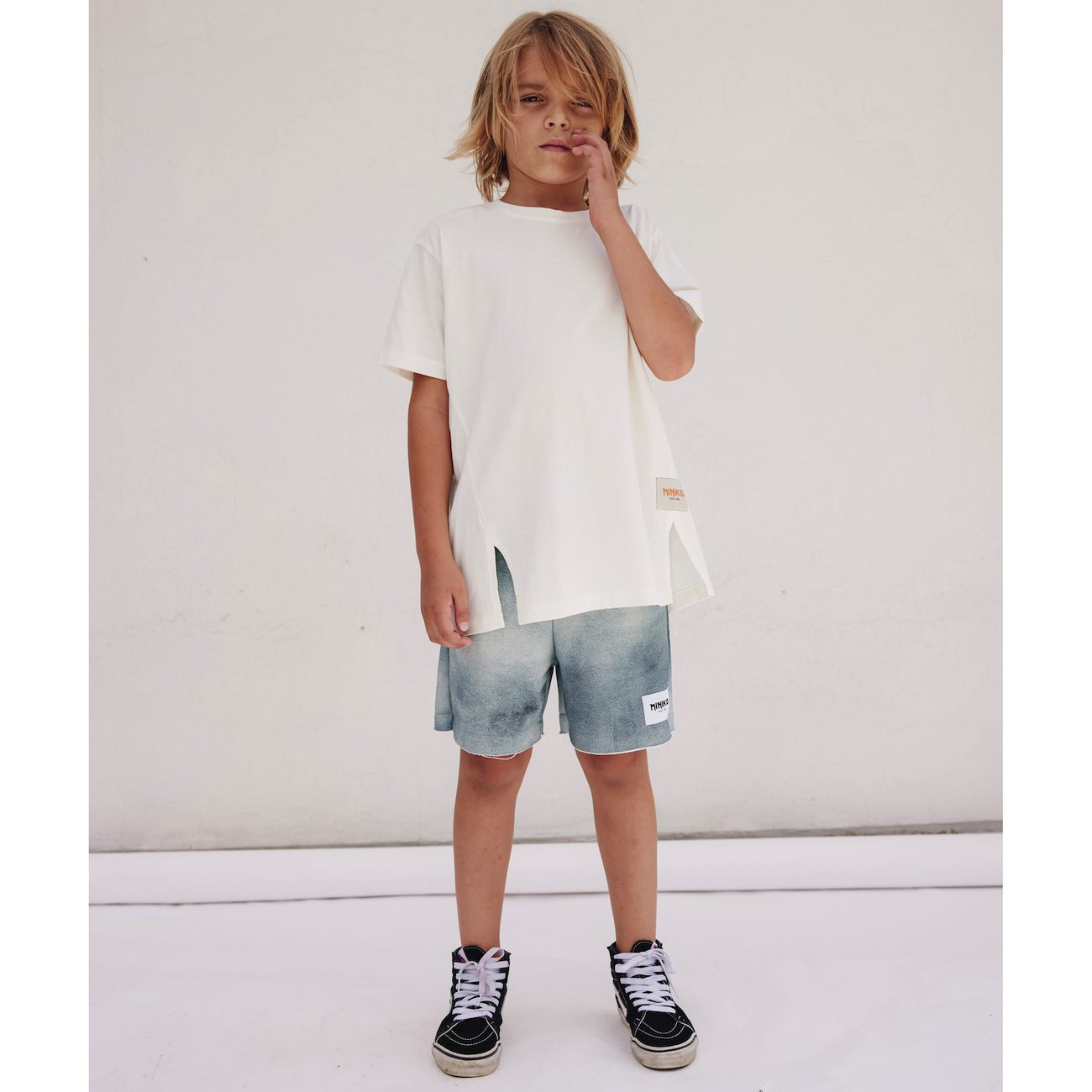 Asymmetric Cream T-Shirt