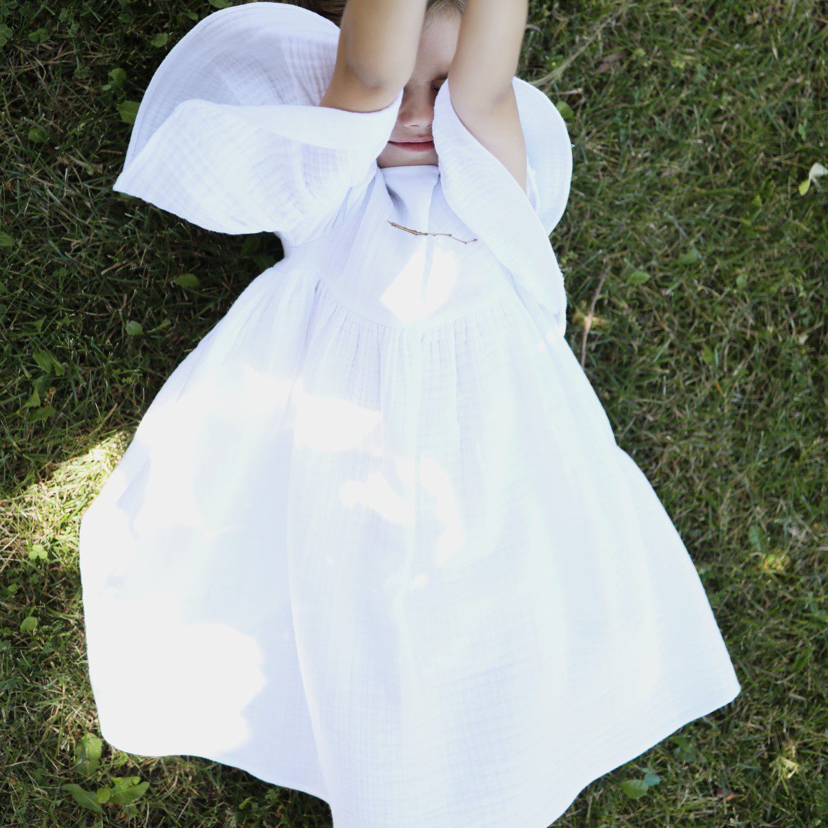 Muslin Dress | White