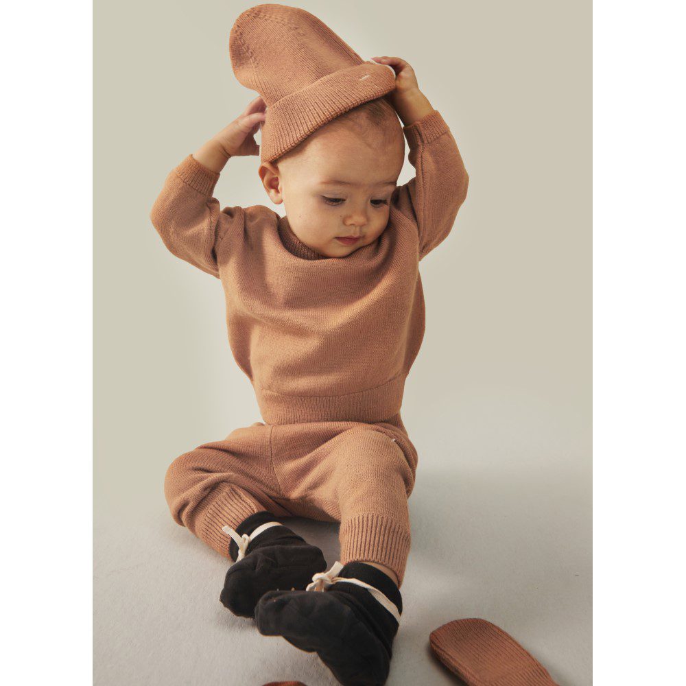 Baby Knitted Beanie | Cream